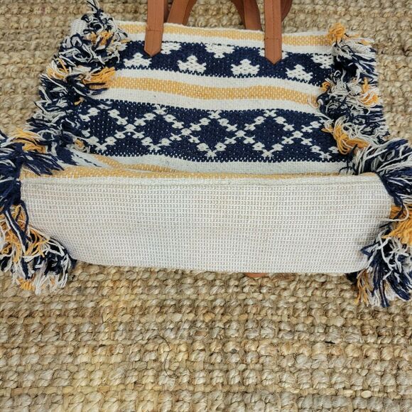Universal Threads Womens Tote Bag One Size Multicolor Indie Fringe Beach - Picture 6 of 6